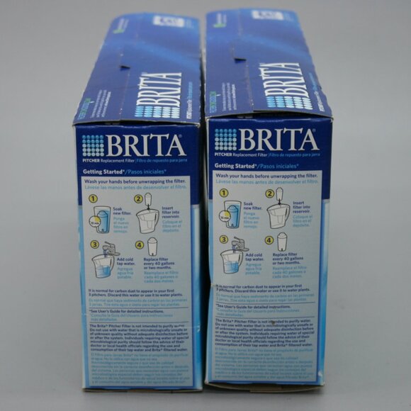 Two - 5 Packs (10) Brita 636011 Replacement Water Filters Pitchers & Dispensers - Picture 7 of 9